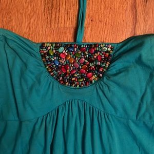 Halter beaded dress